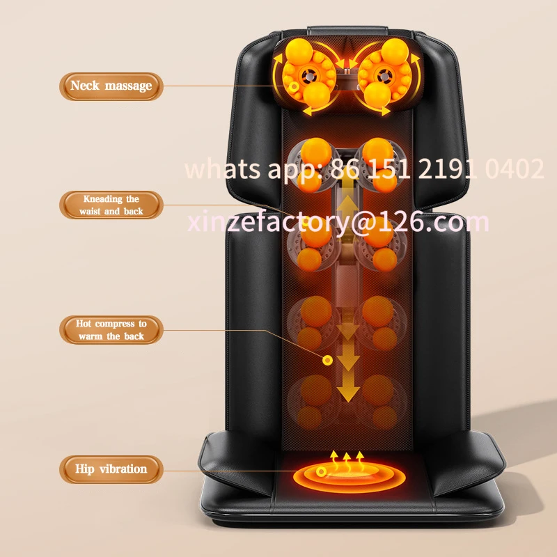 كرسي تدليك احترافي لكامل الجسم قابل للتخصيص، وسادة منزلية أوتوماتيكية للرقبة والكتف والظهر #2