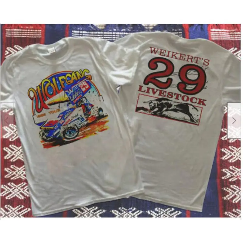 

Новая винтажная футболка Doug Wolfgang Sprint Car