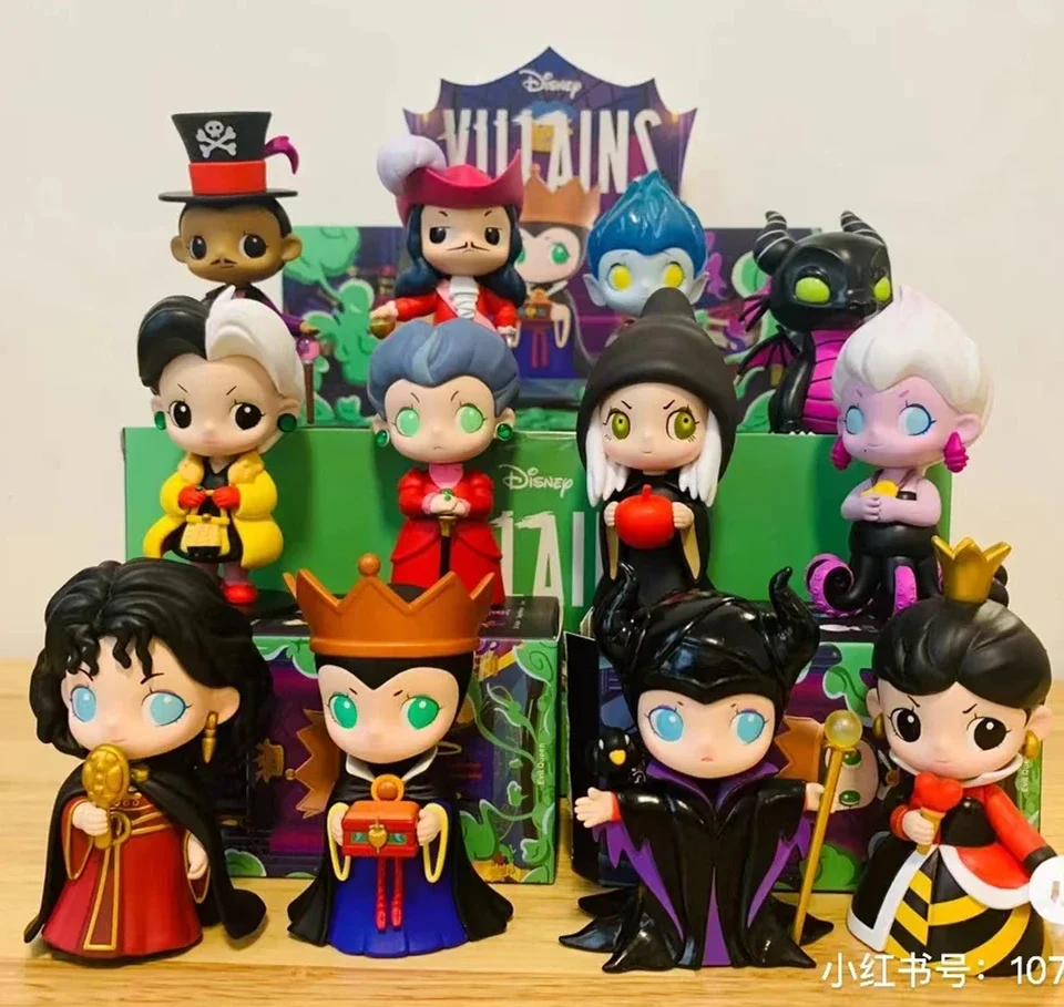 Blind Box Toys SkullPanda Pop Mart Villain Series figuras de acción Surpris, regalo de caja de confirmación