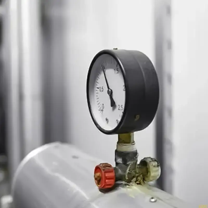 A0NC مقياس الضغط المعدني قياس ضغط ضغط المطبخ جزء من الفولاذ المقاوم للصدأ لتعزيز الاستقرار