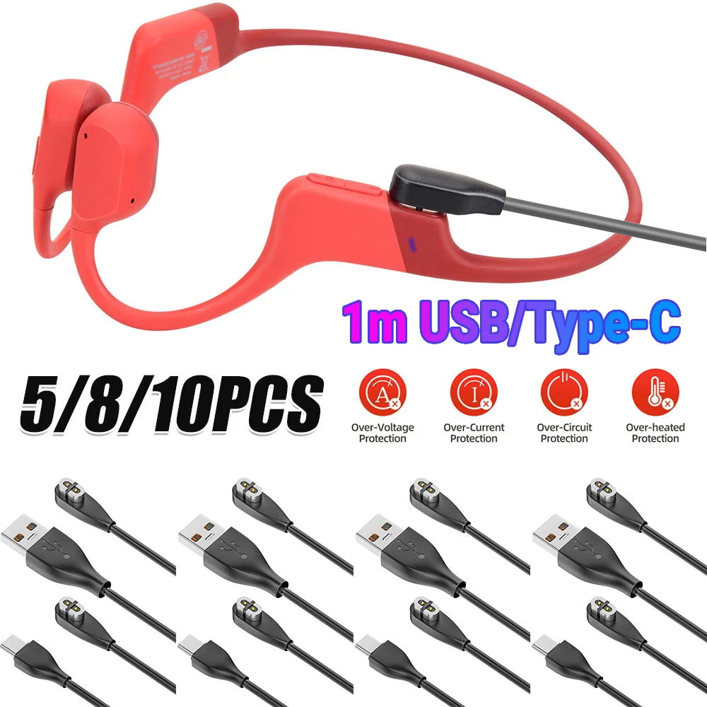 

Magnetic Charging Cable USB /Type-C Charger Cable for Aftershokz Headphones for Aftershokz Aeropex AS800/Shokz OpenRun Pro