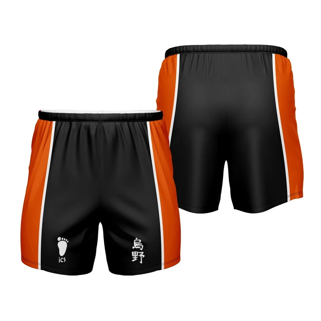 Haikyu!! Haikyu Cartoon Men Shorts Karasuno Koukou High School Volleyball Club Hinata Shoyo Kageyama Tobio Sport Pants