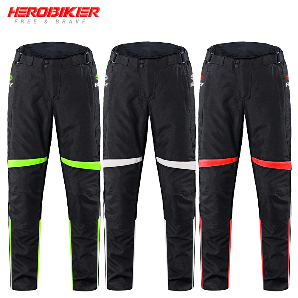 موتوكروس السراويل رجل غير نافذ للمطر تنفس وعاكس في الخريف والشتاء على الطرق الوعرة سروال ركوب الدراجات دراجة نارية سباق السراويل