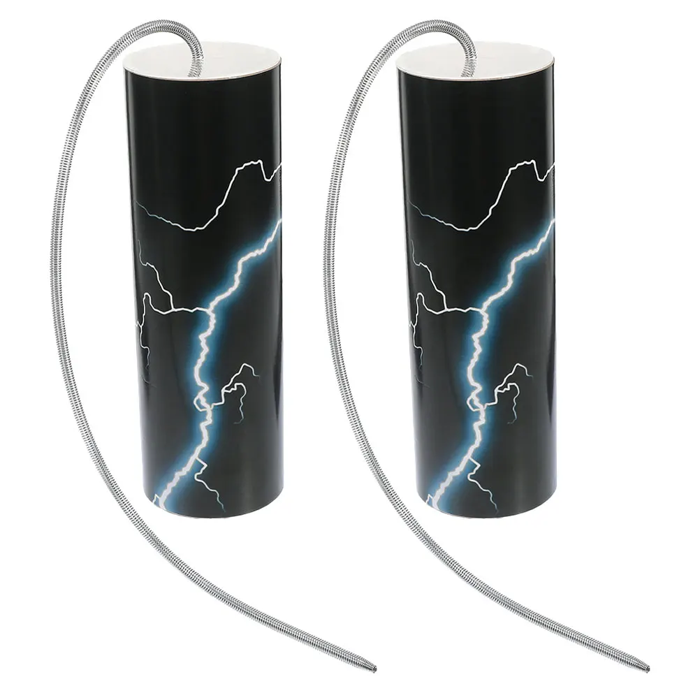 

2pcs Thunder Drum Tube Percussion Instrument Sound Effects Maker Kids Musical Toy Orff Teaching Aid Spring Party Favor