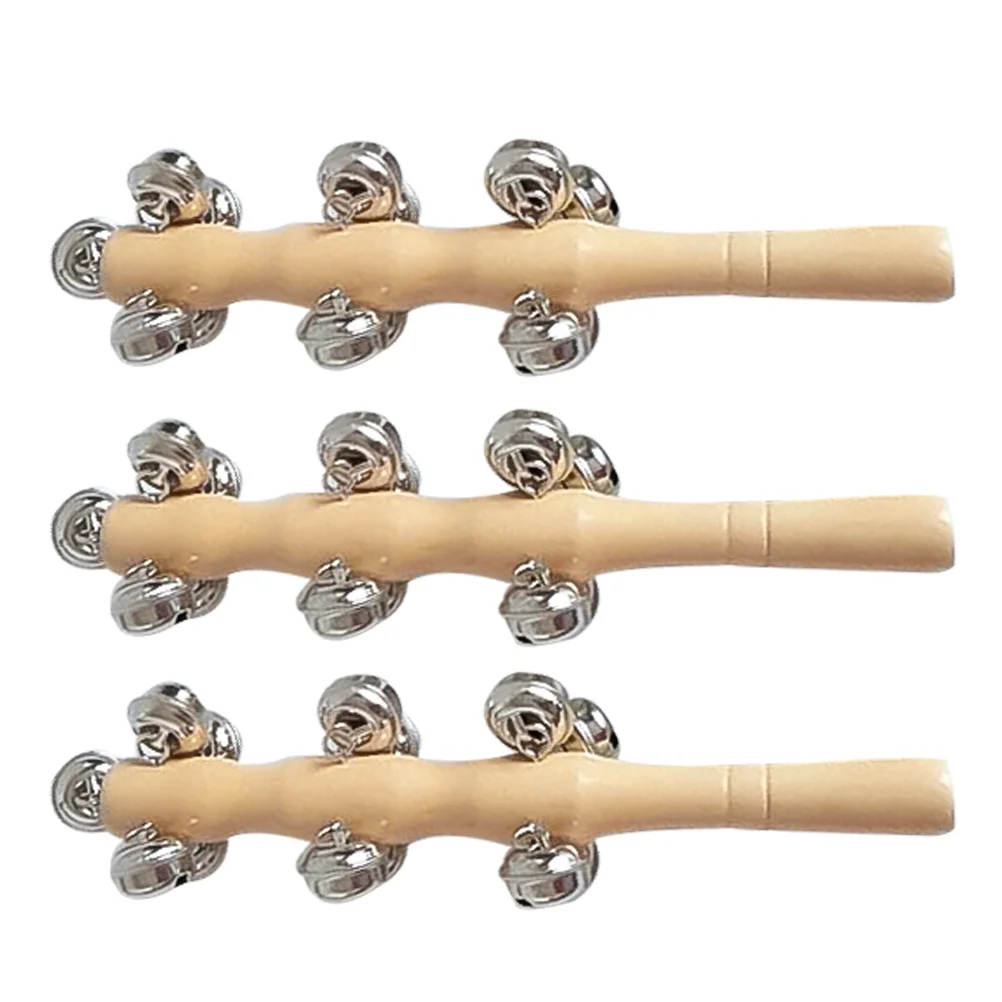 Jingle Bells in legno di colore primario per bambini educativi per giocattoli per bambini Musica per bambini