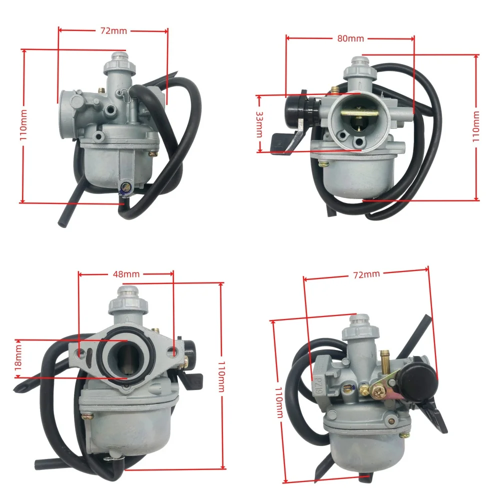 CD70 50cc 70cc 18 مللي متر دراجة نارية المكربن Keihin BENLY XR70 CRF70 50 70 موتور الترابية دراجة حفرة برو 404-034