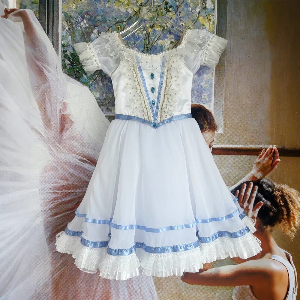 B25666 Bola de formatura variação ballet tutu trajes de balé romântico dança tutu