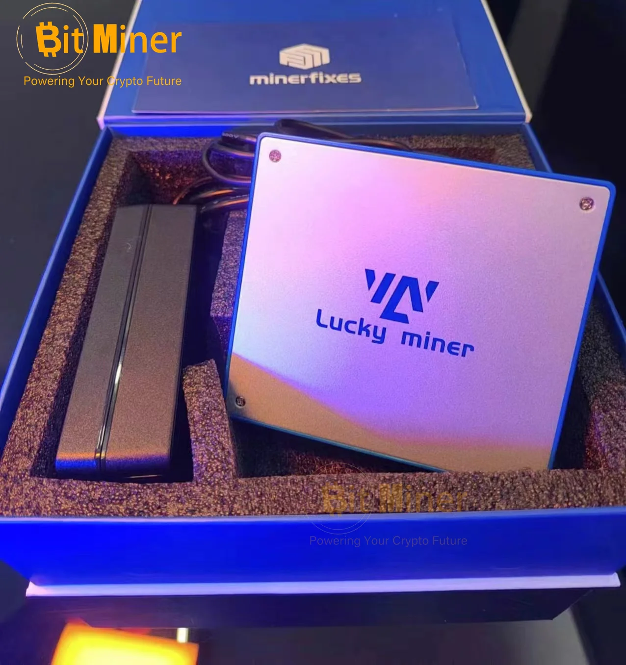 Lucky Miner LV07 - Geavanceerde SHA-256 Miner voor BTC, DGB, BCH, Solo Mining, 1TH/S Opgewaardeerd van Lucky Miner LV06 asic miner