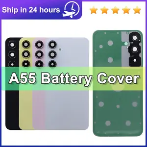 Bilashmart Samsung A55 A 55 5G A556B SM A556E Back Battery Cover Case Repair Housing Part Battery Door