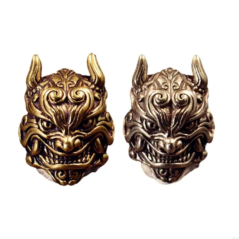

Devil Head Beads Pendant Jewelry Charm for Paracord Users Unique Outdoor Stylish Backpack Amulet Hanging Accessories