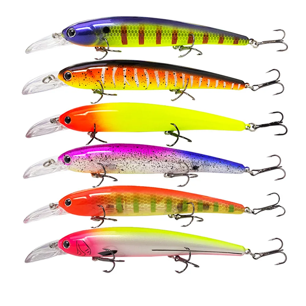 14,5 cm/16,8 g DEEP WALLEYE Trolling-Angelköder Wobbler Schwimmender Crankbait Minnow Bass Pike Köder Tiefe 3-8M Angelzubehör – Detail 6