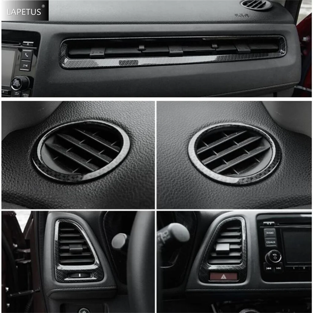 

For Honda HRV HR-V Vezel 2014 - 2020 Car Dashboard Air Conditioning AC Vent Outlet Decoration Cover Trim Interior Accessories