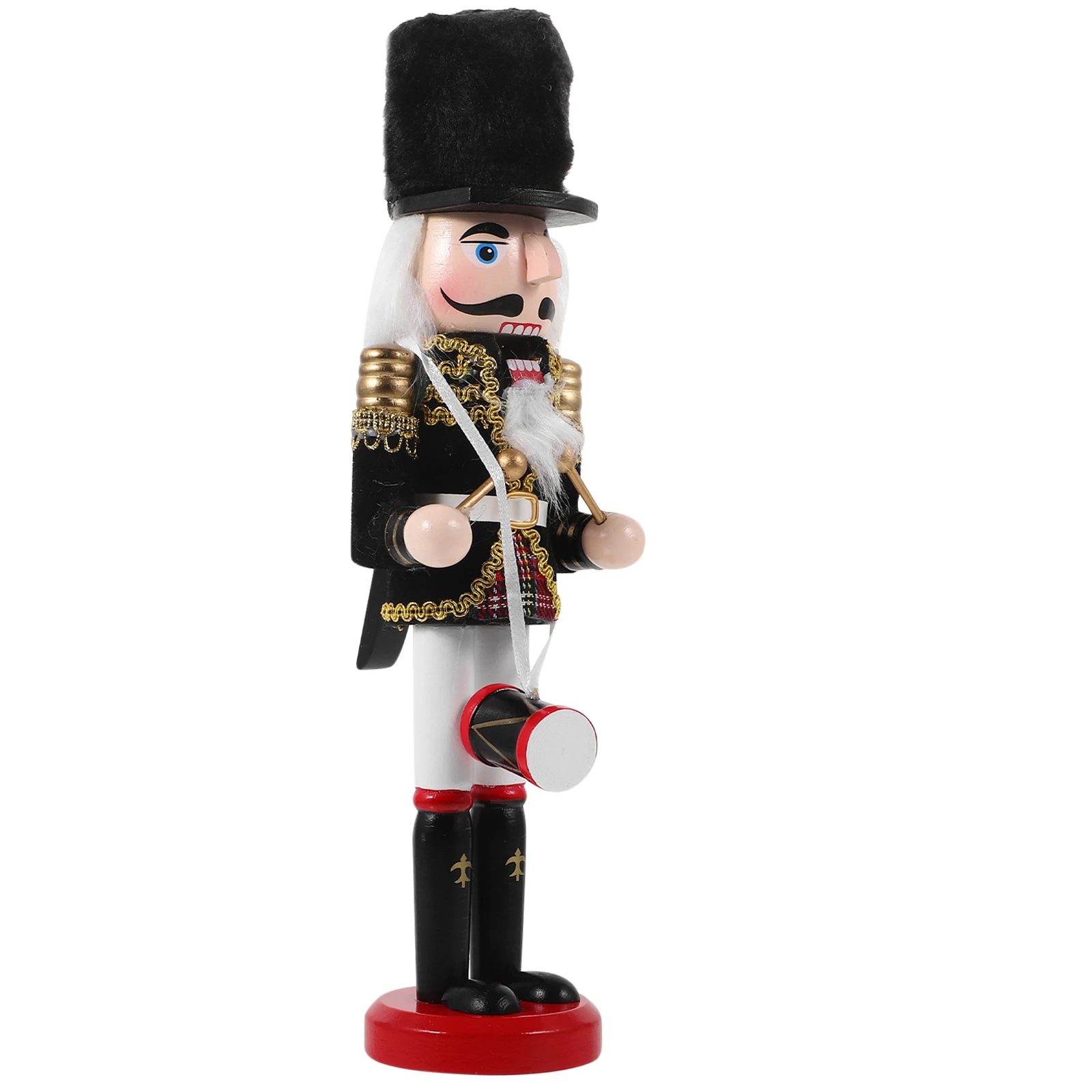 

Festive Wooden Nutcracker Craft for Christmas Decoration Small Soldier Design Ideal for Xmas Party Home Indoor Decor