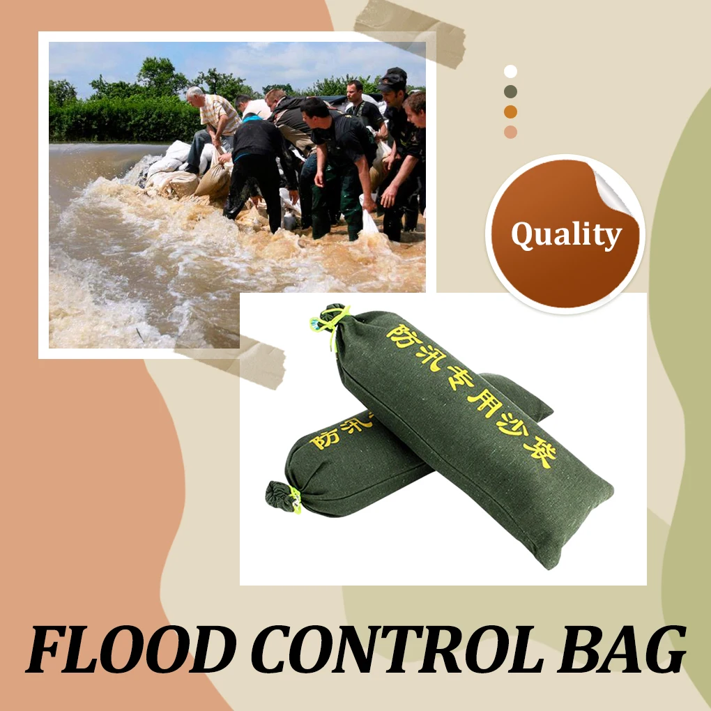 10pack/lot Anti-Flood Barrier Bags Effective Water Barrier Multi-purpose Flood Resistant Sandbag