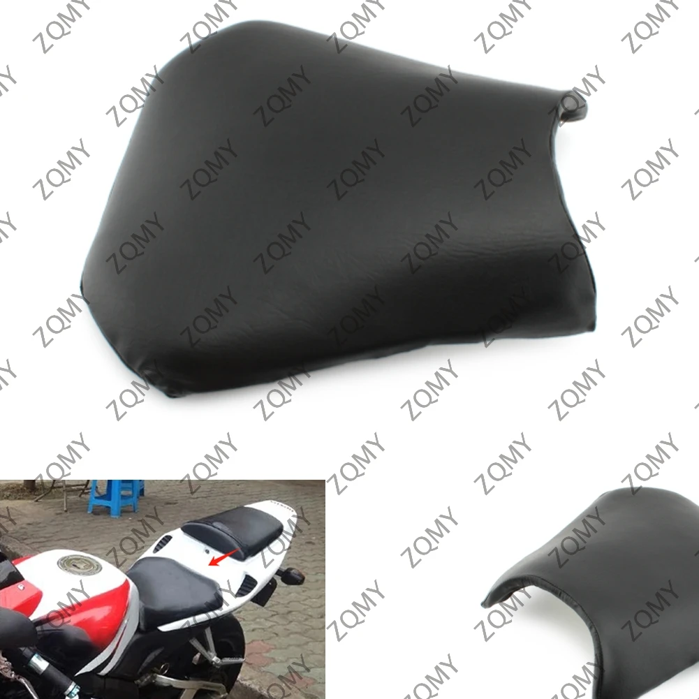 Motorcycle Front Leather Seat Cushion Pillow Pad w/ Mounting Bracket For Honda CBR 600RR CBR600RR F5 2005 2006