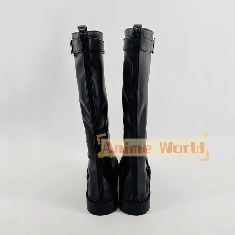 Niños adultos niños niñas niños Kpop HUNTR/X Rumi Cosplay botas zapatos botas mujeres niñas fiesta de Halloween juego de rol