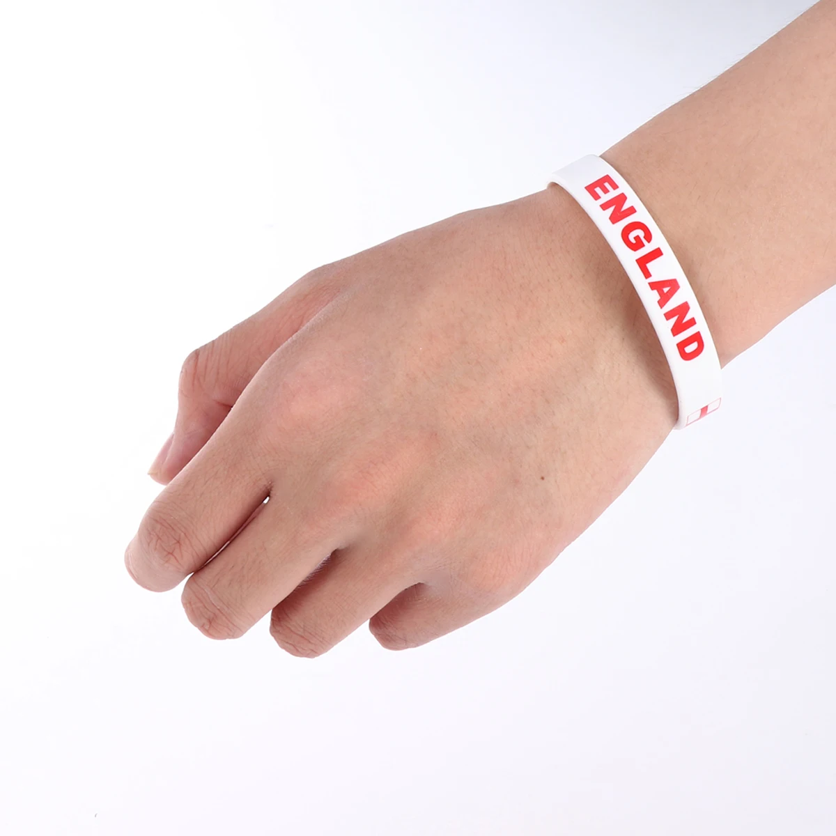 

6 Pcs Silicone Wristband Country Flag Decorative Toddler Printed Bracelet Durable Soft Fits Most cheering Games Matches