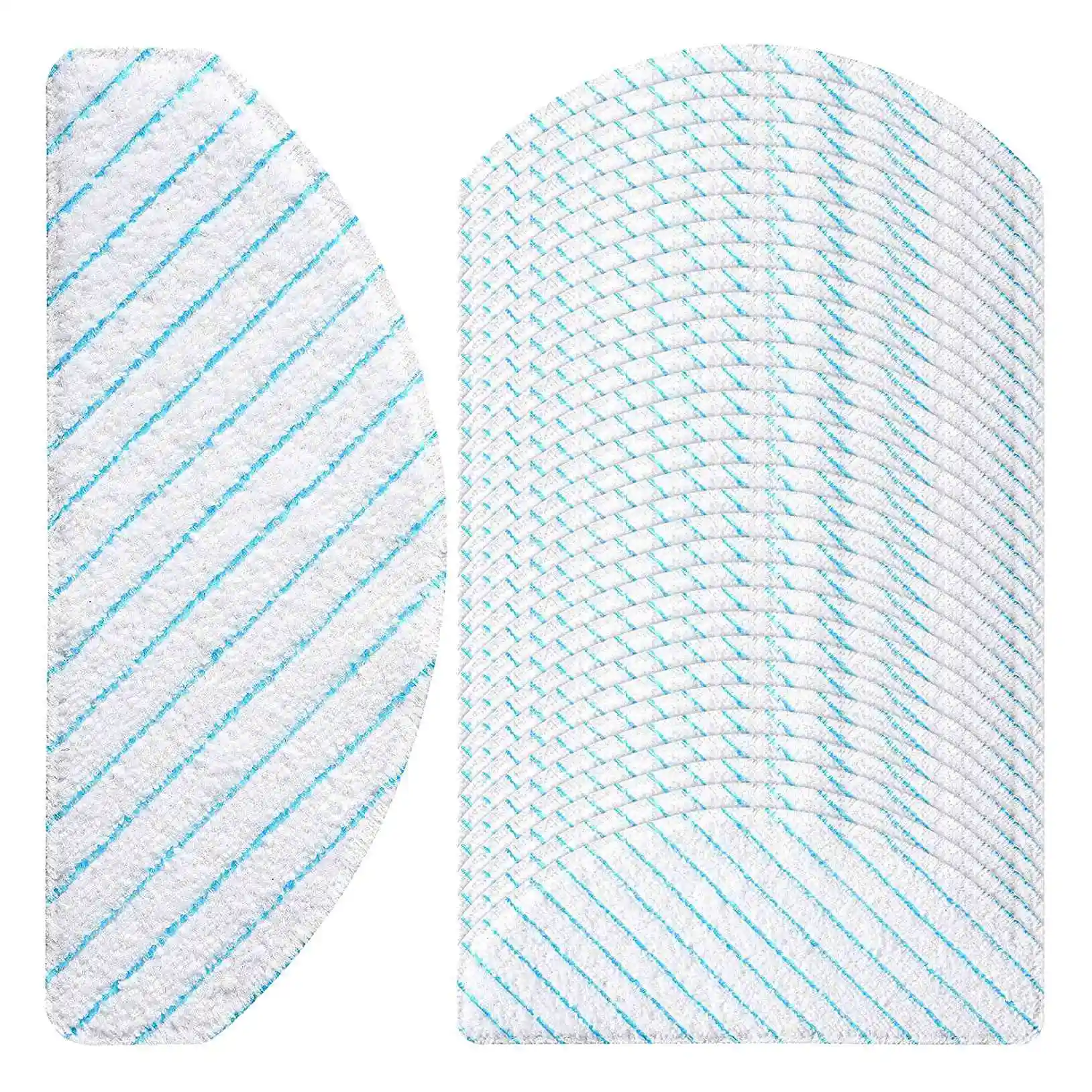 A02V-100 Stück Einweg-Mopp-Pads, Ersatz-Mopptücher, Pads für Ecovacs T9 T9+ T8 T8+ T8 AIVI N8 N8 Pro N8 Pro+ Roboter-Staubsauger