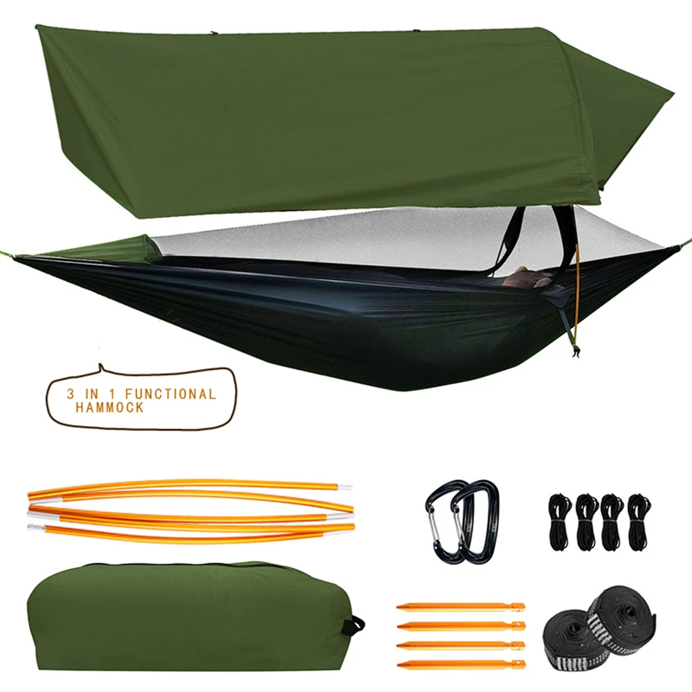 المحمولة في الهواء الطلق البعوض صافي الأراجيح ، السفر التخييم النوم ، معلقة سوينغ ، مقاوم للماء خيمة المظلات ، الطبيعة تنزه #1