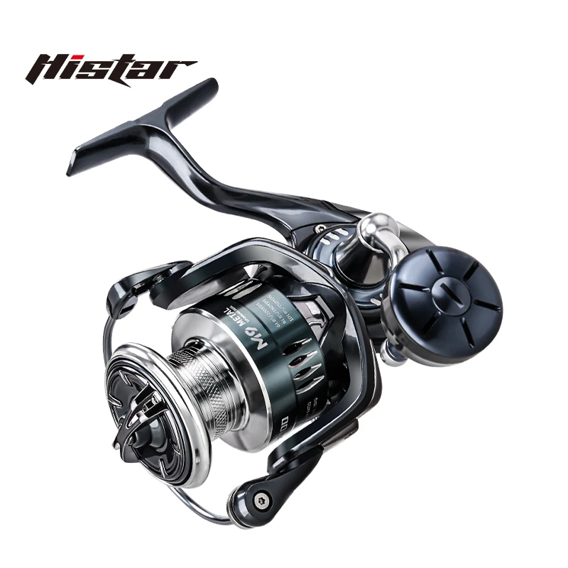 

HISTAR M9 Metal Body High Ratio 9+1 BB Long Casting 6-12kg Drag Power Professional 5.2:1 4.7:1 Spinning Fishing Reel