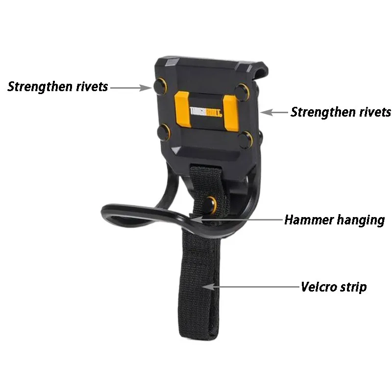 Portable Hammer Organizer Hanging Hooks Carpentry Specific Steel Hammers Hook High Altitude Operations Waist Hanging Bracket