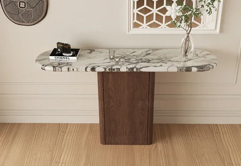 A Opposite the door, home entry shoe cabinet, entrance cabinet, integrated villa, modern light luxury, high-end retro partitio