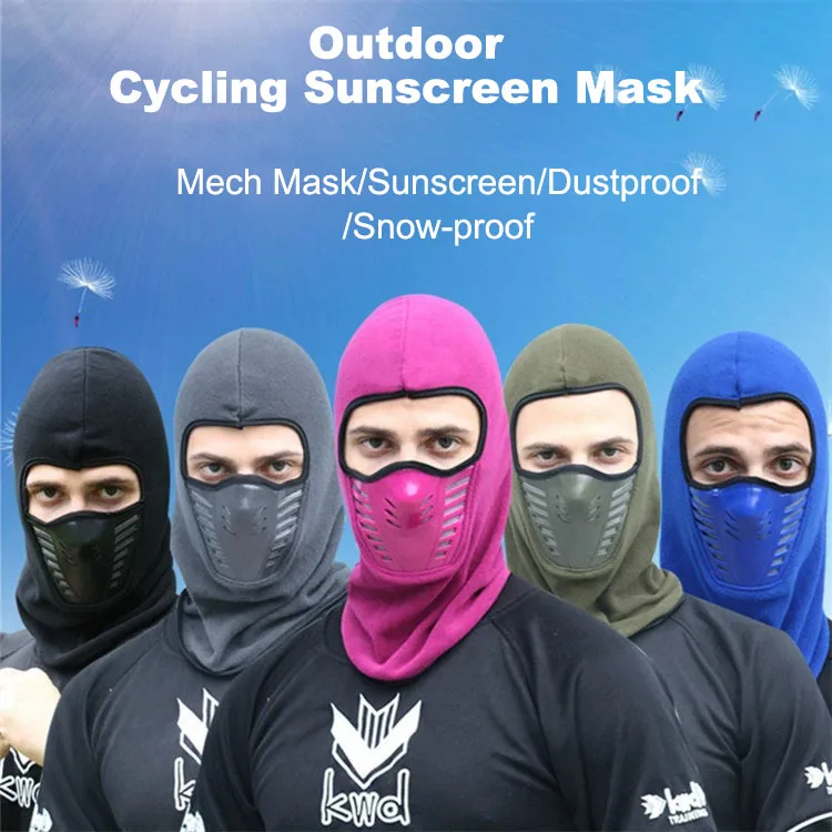 

Winter Thickened Fleece Skiing Riding Leather Mouth Masked Cap Warm Windproof Anti dust/anti snow Hat Headgear Mask