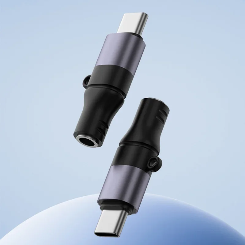 Type C to 3.5mm Audio Adapter Mini USB C Headphone Jack Aux Long Distance Bus Audio Book Listen Pass Time