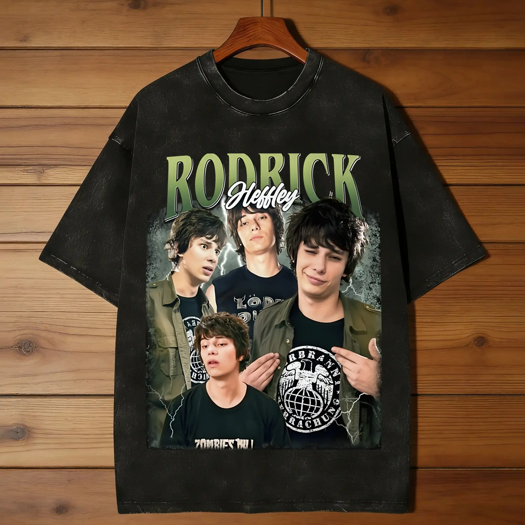 Rodrick Heffley Men T Shirt Washed  Amazing Tee Shirt Short Sleeve Crew Neck T-Shirt Cotton Summer Clothes
