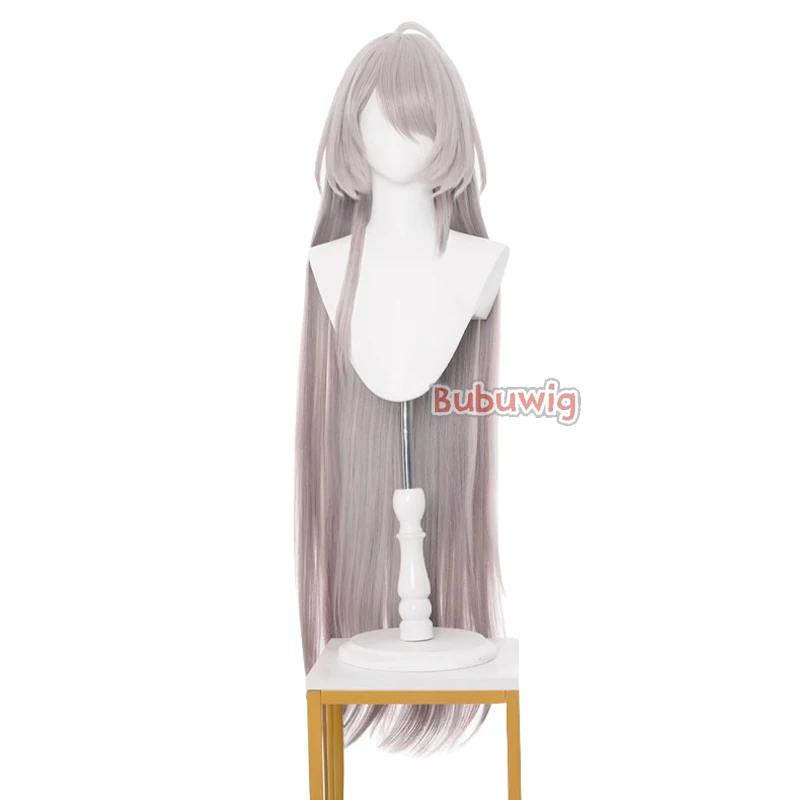 Bubuwig Synthetic Hair Acheron Cosplay Wigs Honkai: Star Rail Galaxy Rangers Acheron 120cm Gradient Pink Cos Wig Heat Resistant