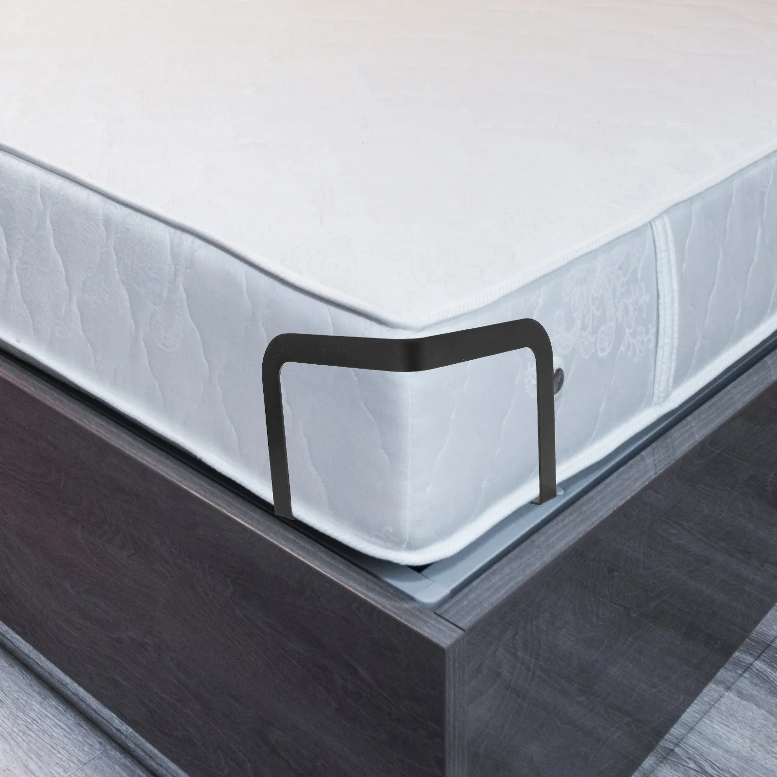 1Set Mattress Retainer Bar Heavy Duty Metal Non-Slip Stopper for Bed Frame Mattress Slide Prevention Baffle Holder
