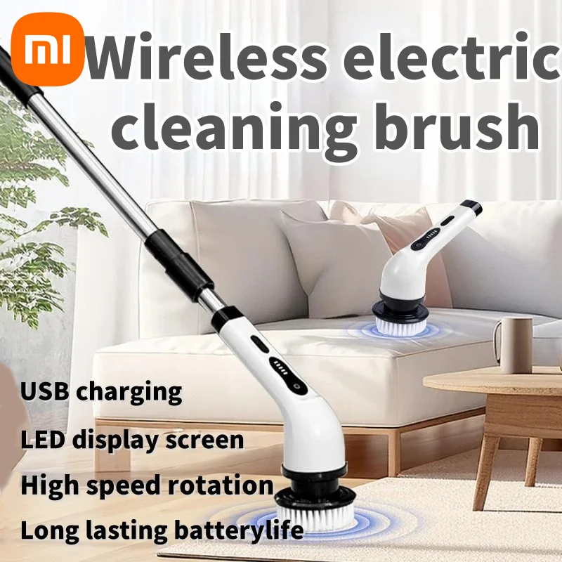 Xiaomi draadloze elektrische reinigingsborstel badkamer raam keuken automotive multifunctionele huishoudelijke roterende reinigingsmachine