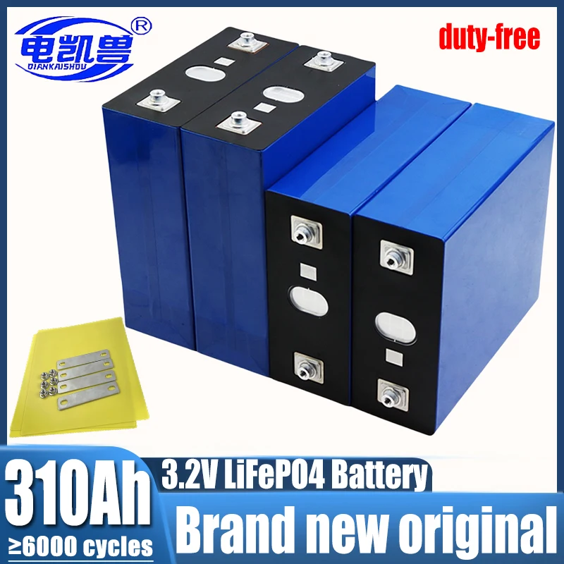 

4-32PCS 3.2V 310Ah brand new original Lifepo4 battery, lithium iron phosphate solar battery, RV camping vehicle, golf cart