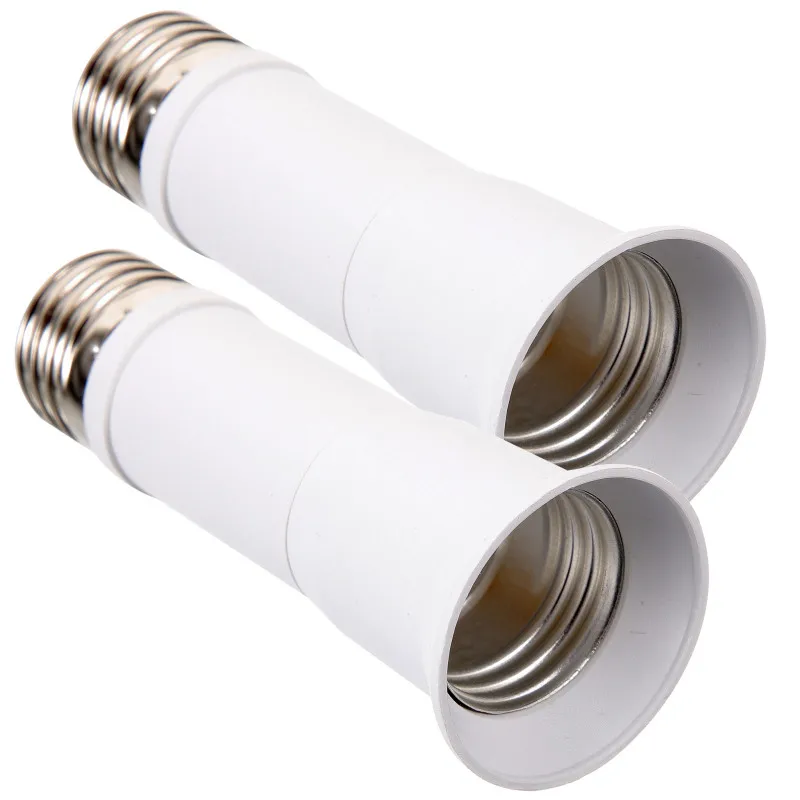 E27 Extended Retractable Lamp Holder Bracket Extender Socket Extension Outdoor Lighting Power Plug Converter Flame Retardant D1