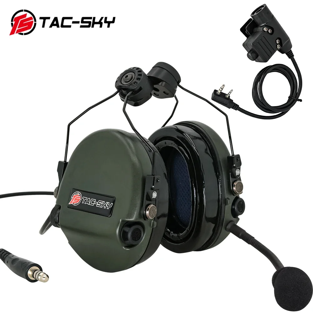 TAC-SKY ARC Helmet Arc Bracket Headphone Gel Hearing Protection Airsoft Hunting Shooting Headphones