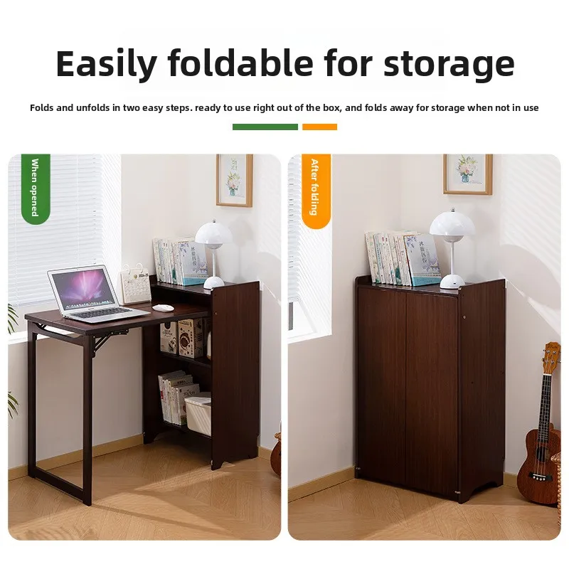 Escritorio plegable para niños, mesa de estudio, mesa de ordenador, mesa de escritura para el hogar para estudiantes, mesita de noche pequeña para tareas