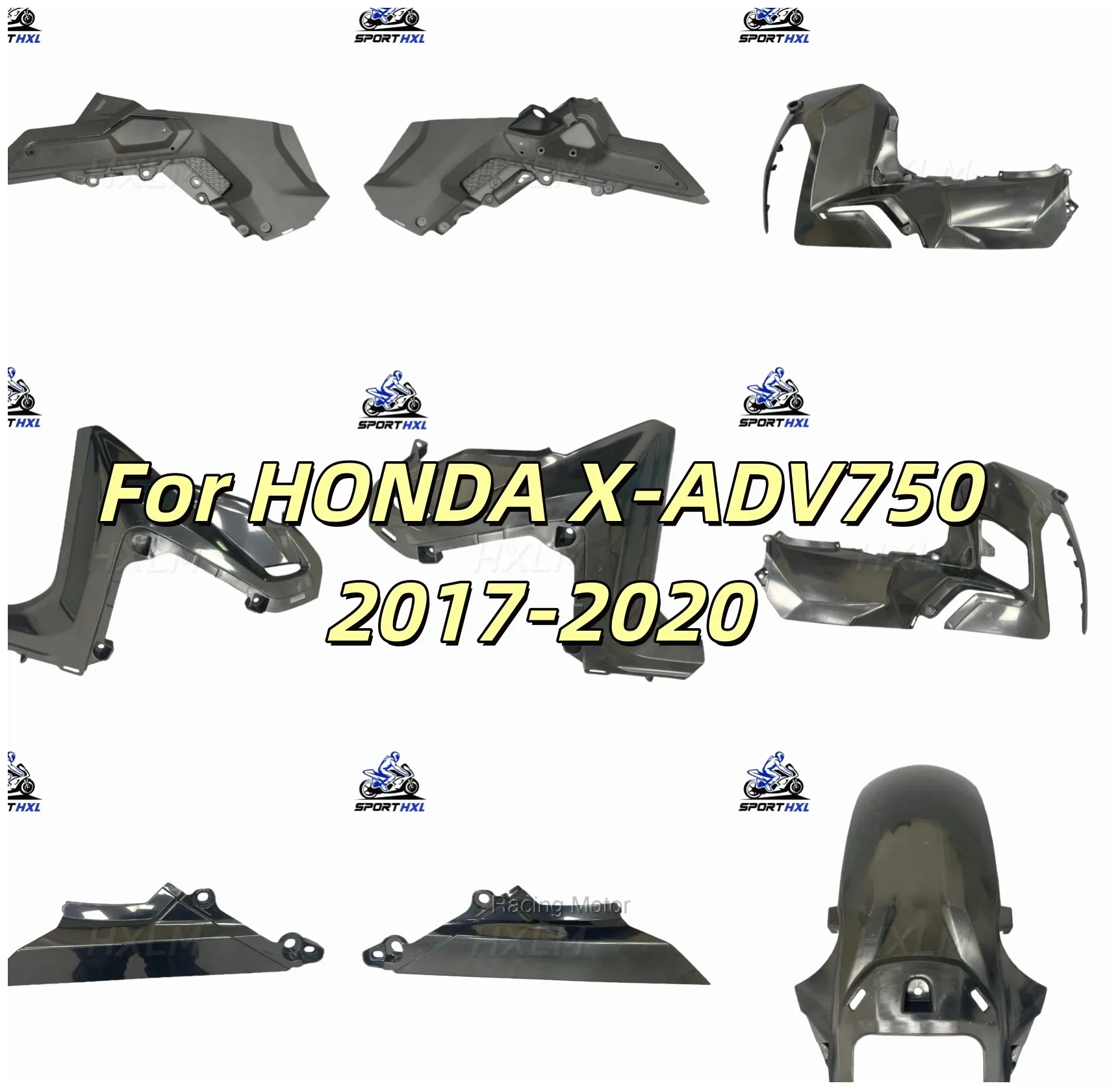 Motorcycle Fairing Body Kit - For Honda X-ADV750 XADV750 2017-2020 Unpainted Full Fairing Shell Motorcycle ABS Bodywork Fairing