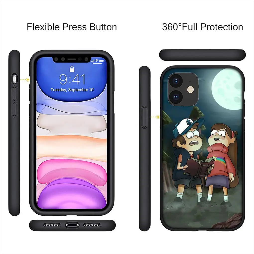 Gravity Falls Pig Waddles Casing Phone Cover for Apple iPhone 16 15 14 13 12 11 Pro Max 6 6S Plus + SE 16+ Soft Case