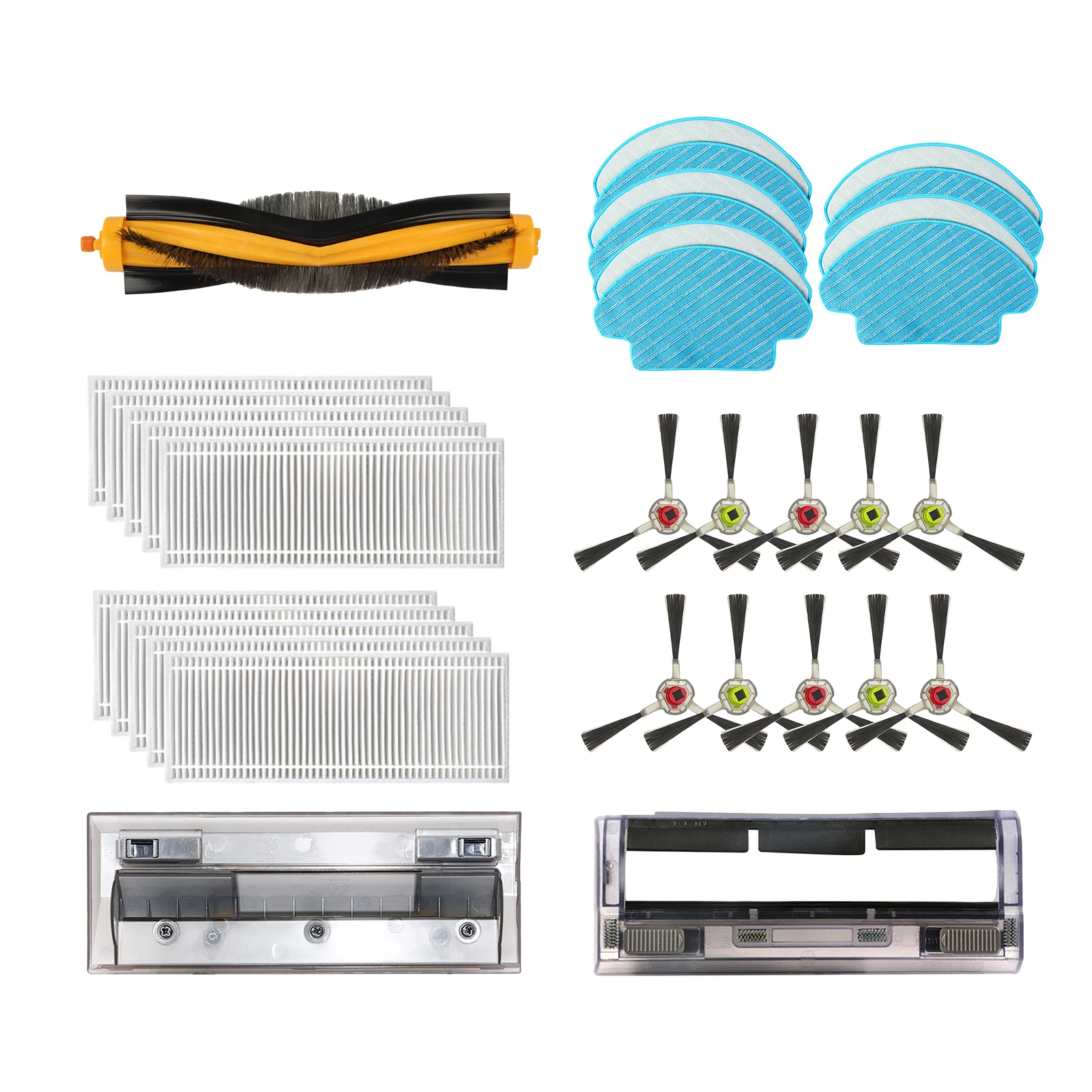 Replacement Parts for dr92/95/97/98 Robotic Vacuum Cleaner Main Brush, Filter, Side Brush Accessory Kit