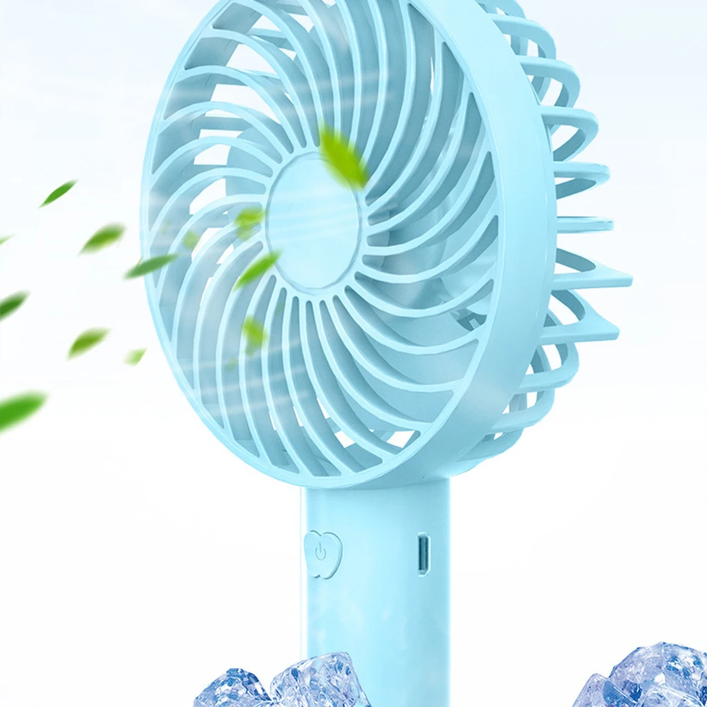 พัดลมมือถือขนาดเล็ก3สปีดไร้เสียงพร้อมที่จับถอดได้ฐานแบบเป็นที่ยึดเรียบ kipas angin Kecil ฤดูร้อน