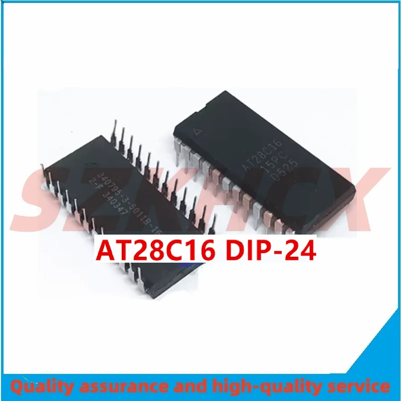 

10PCS/LOT AT28C16 AT28C16-15PC AT28C16-20PC 28C16 DIP-24 8K x 8 EEPROM