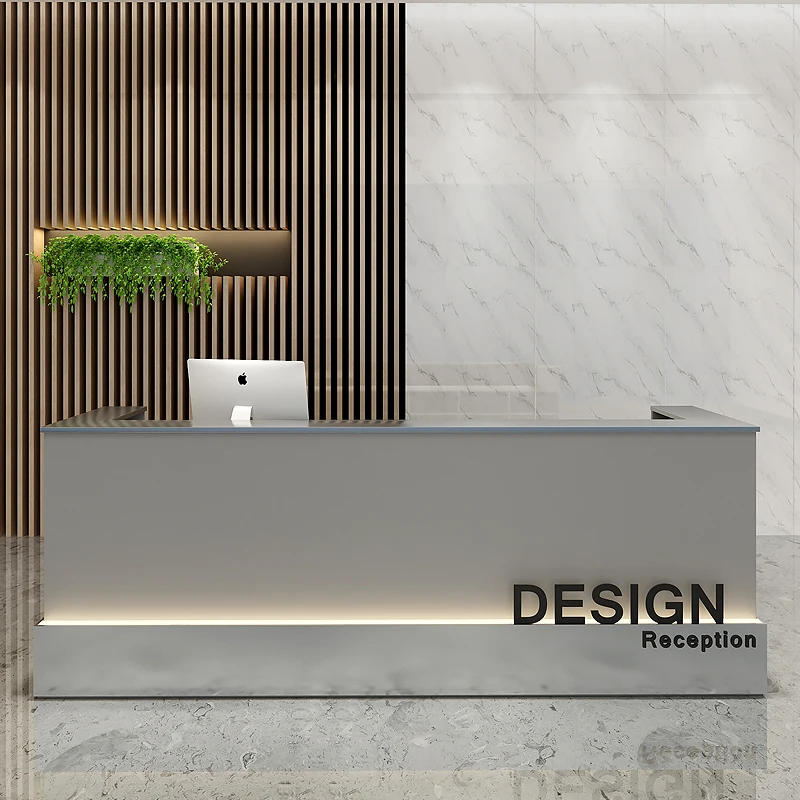 Bar Hotels Reception Desk Simplicity Shop Mobile Cashier Banco Desks Modern Sap Pulpito Para Igreja Beauty Salon Furniture