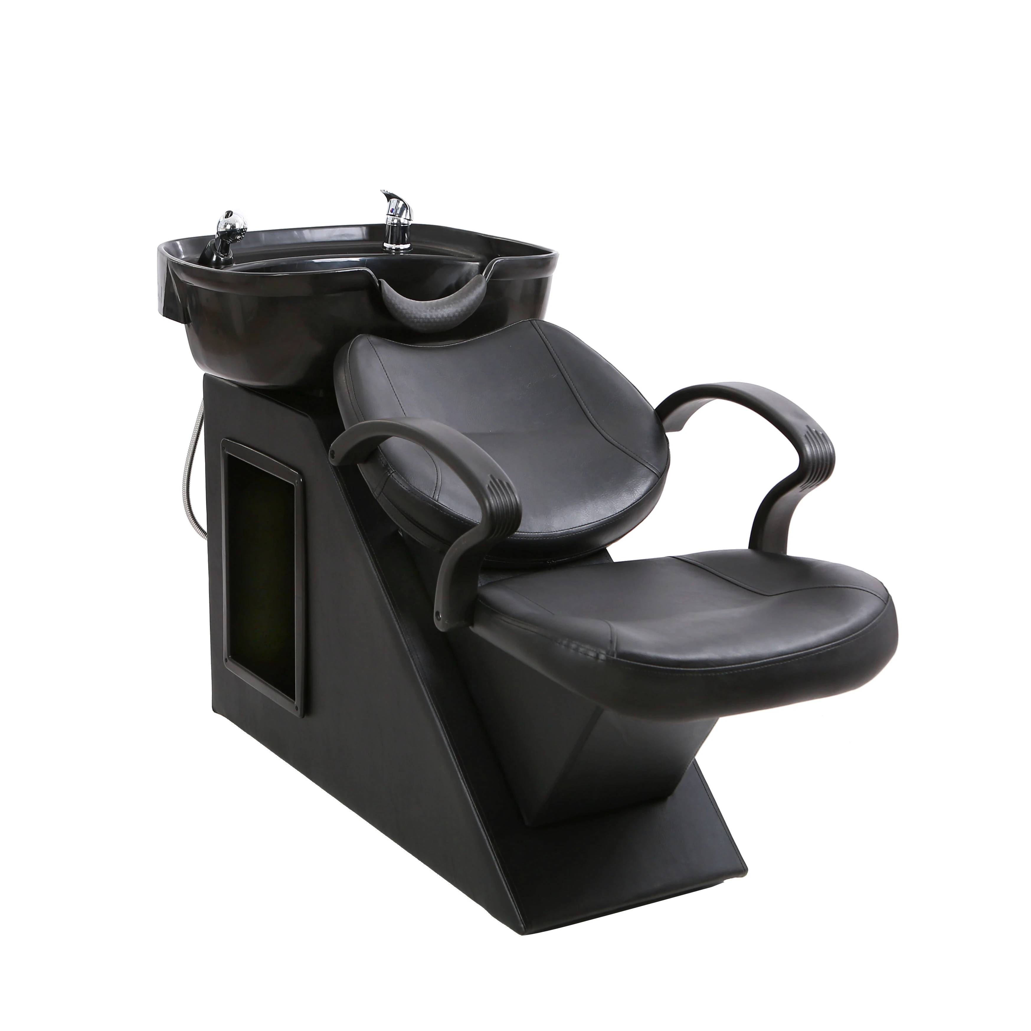 

Профессиональное парикмахерское кресло для мытья головы в европейском стиле, черное, новинка