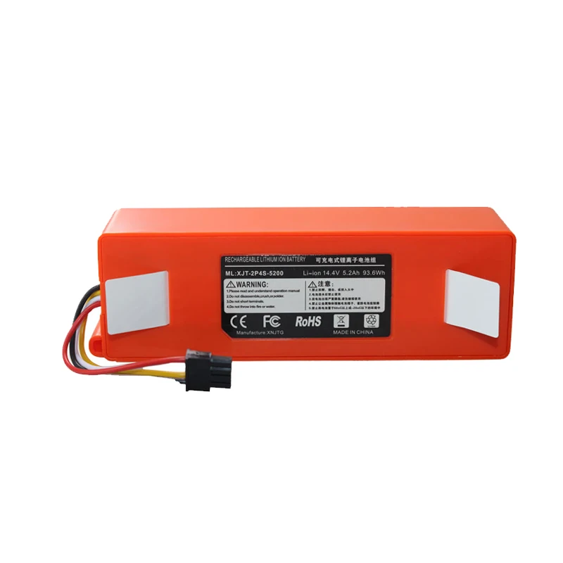 Литий-ионный аккумулятор 14,4 В 5,2/6,5/9,8 Ач для робота Xiaomi Roborock S50 S51 S55, запасной аксессуар