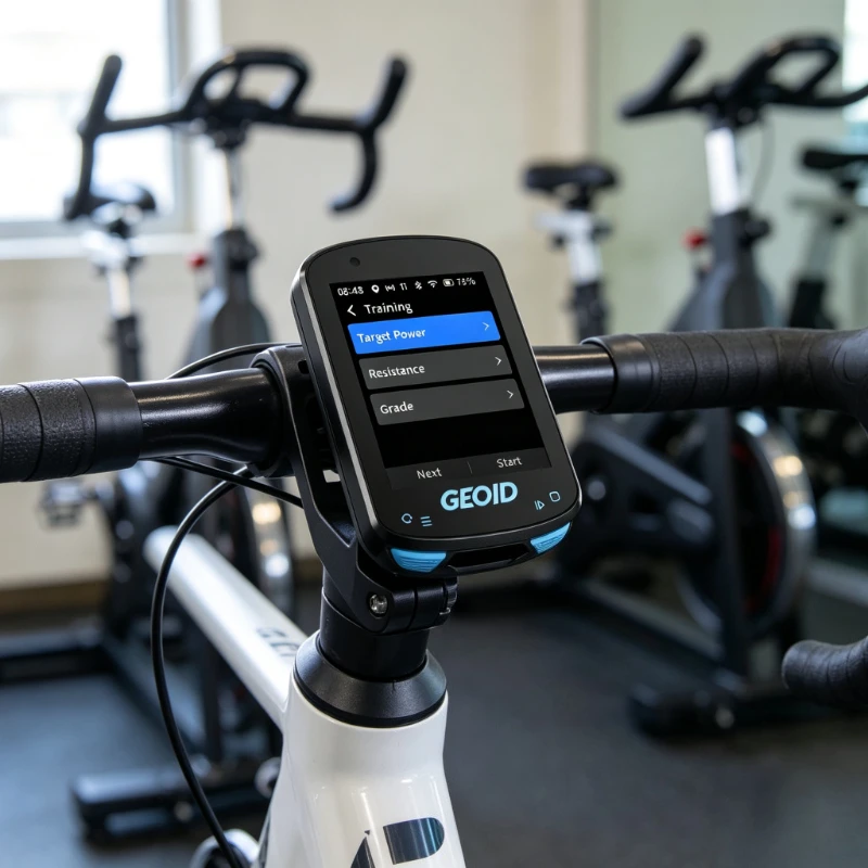 CC600 Bike GPS Computer Color Display, Wireless Cycling Speedometer with Arrow , Rechargeable Long Battery Life Rugged Durable