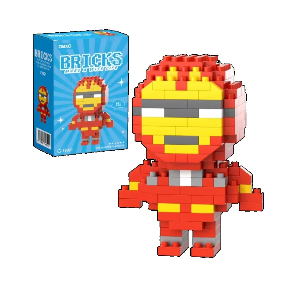 Beliebte Spider-Man Bausteine, Deadpool & Venom, Iron Man Figur, Batman Superhelden-Cartoon-Charakter-Modell Spielzeug als Weihnachtsgeschenk – Detail 7