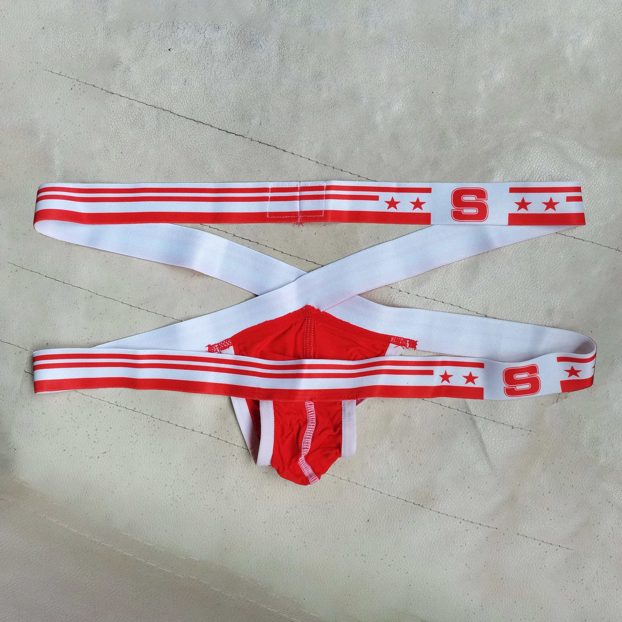 Adults 18+ Sexy Modal Mens Underwear Ropa Interior Lingerie Jockstraps Cuecas Backless Gay Panties Stretchy X-Cross Belt Thongs