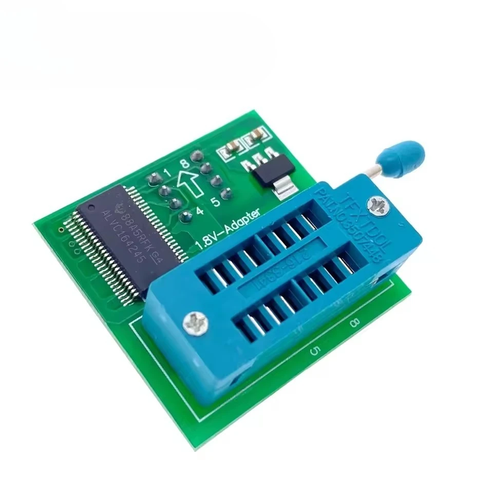 1.8V SPI SOP8 DIP8 1.8V adapter for Iphone or motherboard Flash W25 MX25 use on programmers TL866CS TL866A EZP2010 EZP2013 CH341