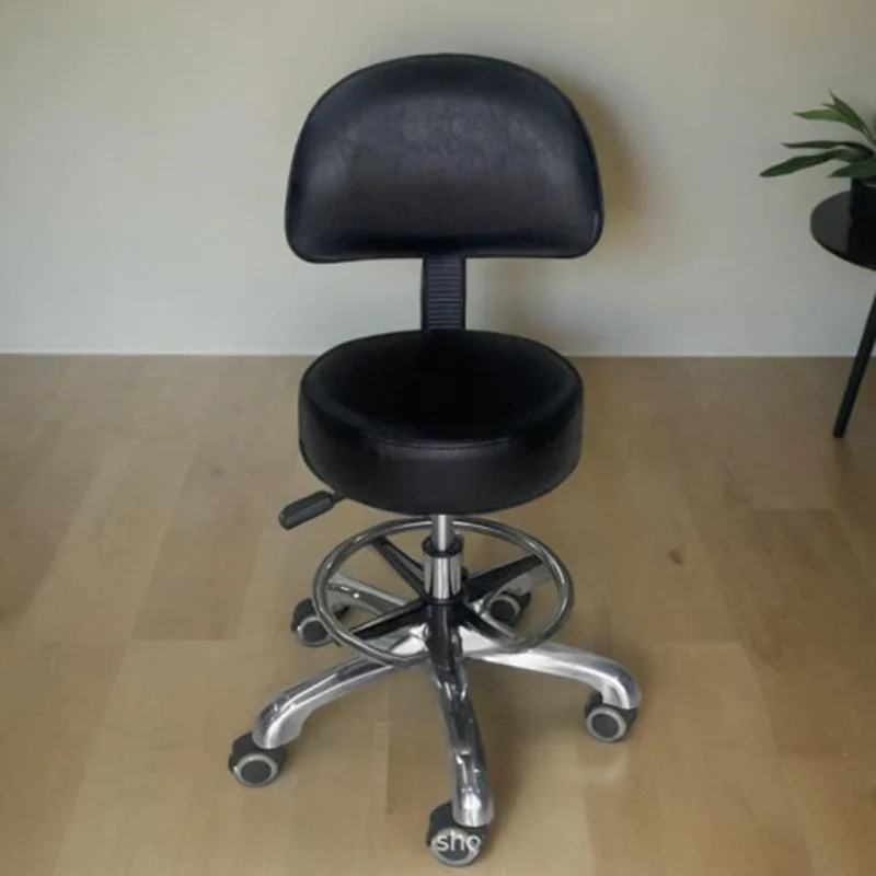 

Chair With Wheels Barber Luxury Swivel Chairs For Beauty Salon Makeup Pulley Pedicure Stool Auxiliary Equipment Furniture Nail