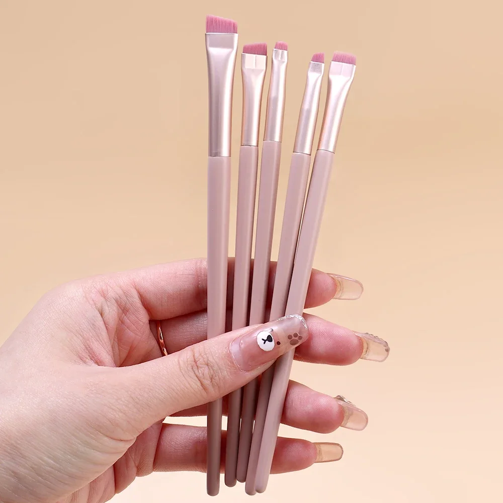 Blade Makeup Brushes Angled Thin Eyebrow Brush Flat Fine Eyeliner Brush Professional Liner Brow Beauty Make Up Cosmetic Tools